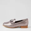 Tamest Xf Pewter Squares Leather Loafers