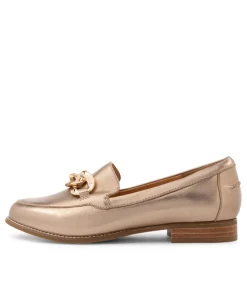 Tamya Xf Champagne Leather Loafers