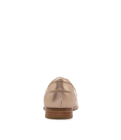 Tamya Xf Champagne Leather Loafers