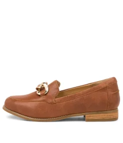 Tamya Xf Cognac Leather Loafers