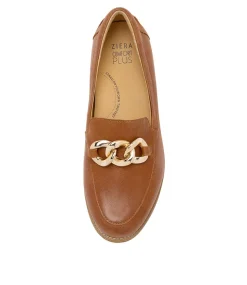 Tamya Xf Cognac Leather Loafers