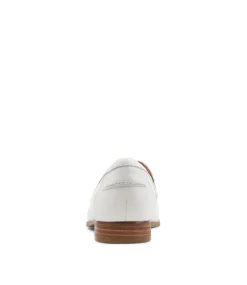 Tamya Xf White Leather Loafers