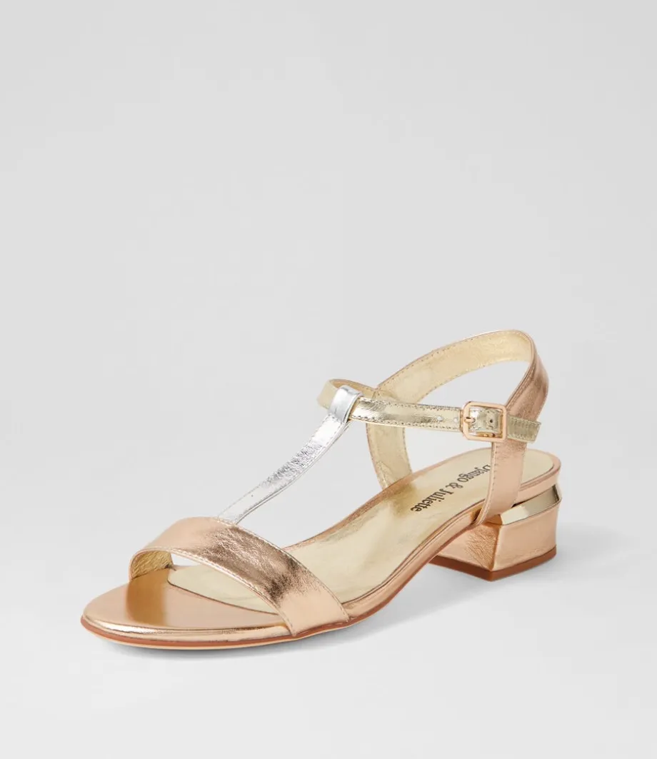 Taner Metallic Multi Sandals