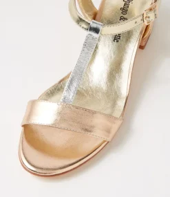 Taner Metallic Multi Sandals