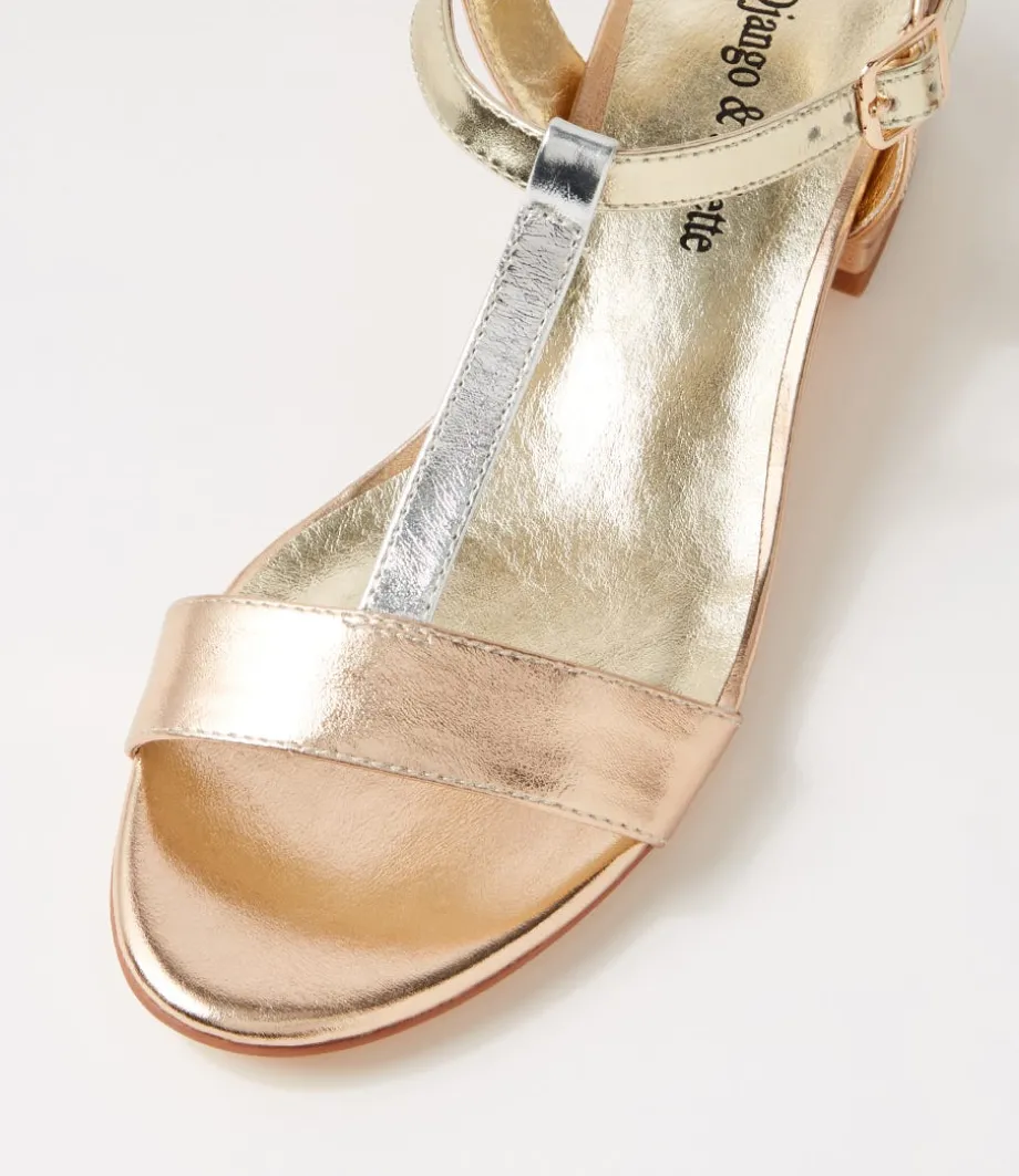 Taner Metallic Multi Sandals