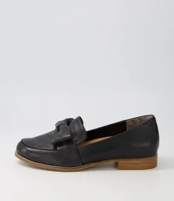 Tarnow Xf Black Leather Loafers