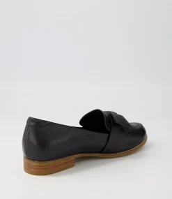 Tarnow Xf Black Leather Loafers