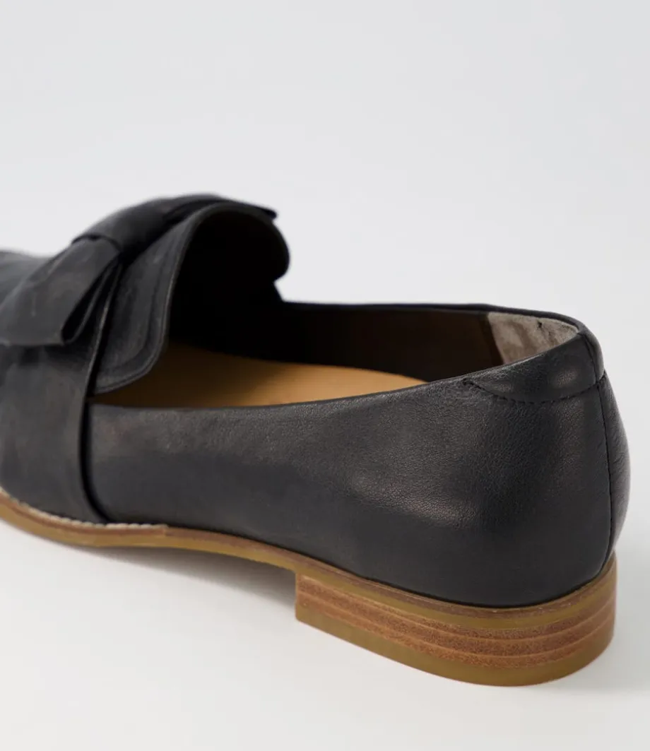 Tarnow Xf Black Leather Loafers