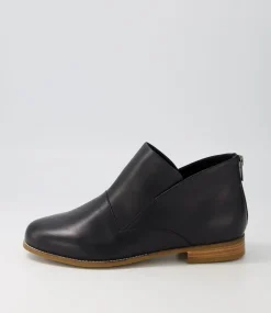Thiem Xf Black Leather Ankle Boots