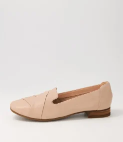 Tilony Dark Nude Leather Loafers