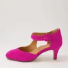 Timon Xw Fuchsia Suede Heels