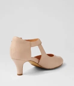Timon Xw Nude Leather Heels