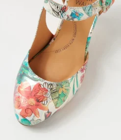 Timon Xw Spring Garden Leather Heels