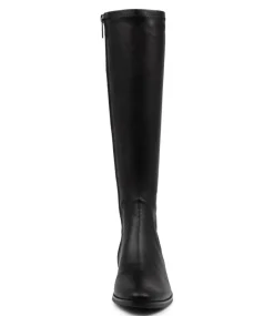 Timothie Black Knee High Boots