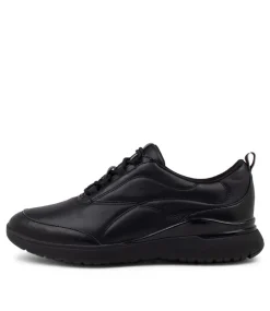 Tm Sport Lace Black Leather Sneakers