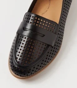 Toppiey Xf Black Leather Loafers
