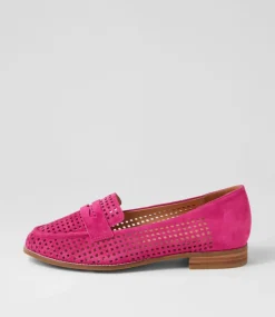 Toppiey Xf Fuchsia Suede Loafers