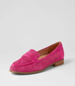 Toppiey Xf Fuchsia Suede Loafers