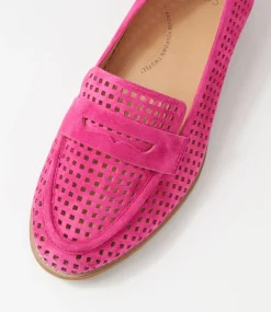 Toppiey Xf Fuchsia Suede Loafers