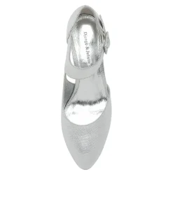 Trinities Silver Lizard Pump Heels