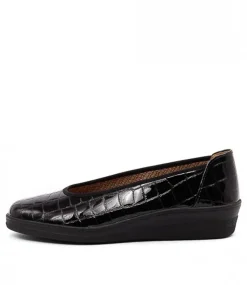 Trista Schwarz Patent Leather