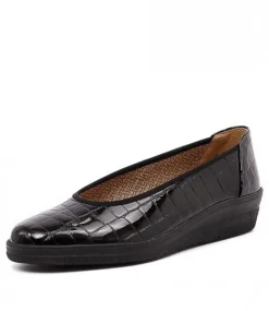 Trista Schwarz Patent Leather