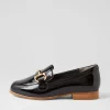 Tucci Xf Black Wrinkle Patent Loafers