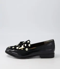 Tulips Xf Black Gold Spot Multi Loafers