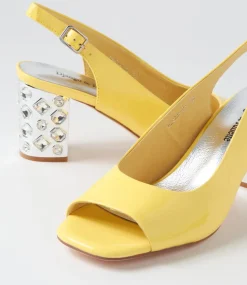 Udeem Buttercup Patent Leather Sandals