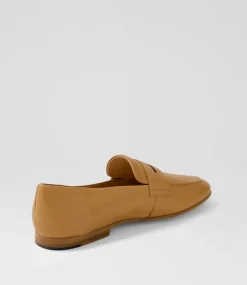 Ulani Dark Tan Leather Loafers