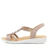Ulover W Misty Leather Elastic Sandals