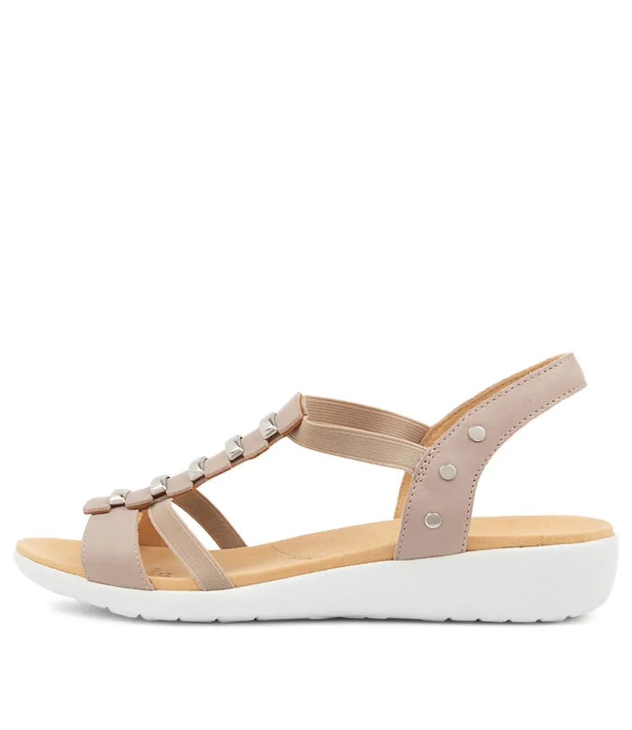 Ulover W Misty Leather Elastic Sandals