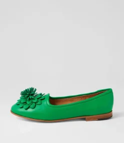 Unions Bright Emerald Leather Loafers