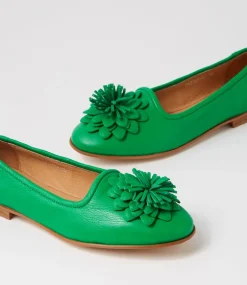 Unions Bright Emerald Leather Loafers