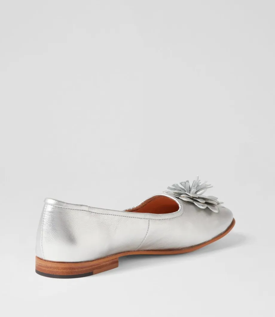 Unions Silver Leather Loafers