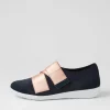 Urban Ff Navy Rose Gold Neoprene Sneakers