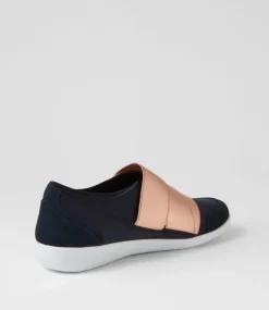 Urban Ff Navy Rose Gold Neoprene Sneakers