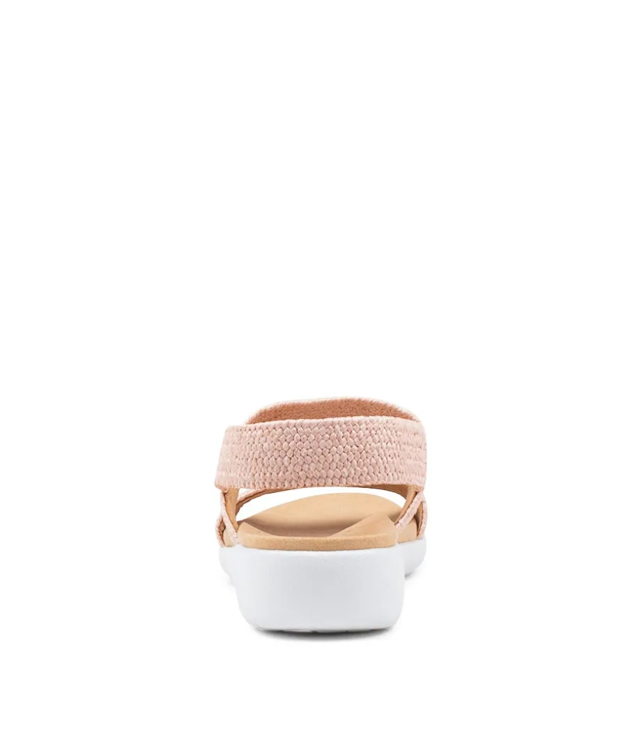 Usaid W Mushroom Woven Elastic Sandals