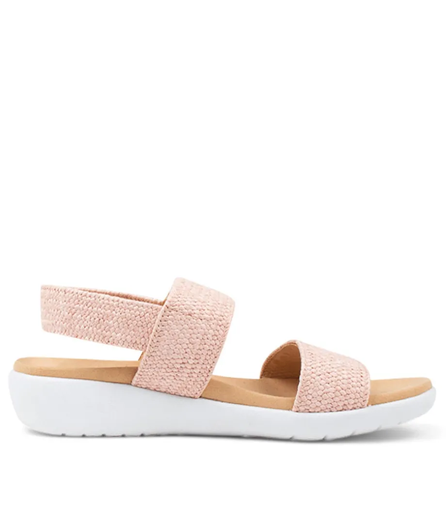 Usaid W Mushroom Woven Elastic Sandals