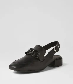 Vaborys Black Leather Heels