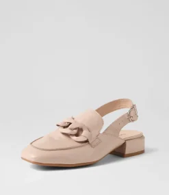 Vaborys Nude Leather Heels