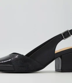 Vabra Xw Black Mix Heels