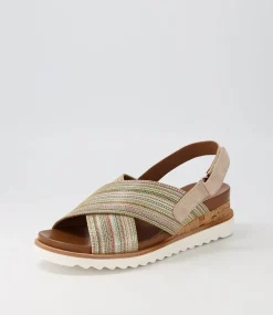 Valencia 06 Sand Multi Leather Sandals