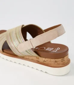 Valencia 06 Sand Multi Leather Sandals