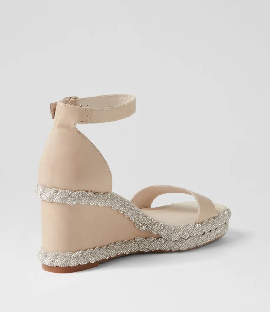 Vangie Almond Leather Sandals