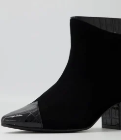 Vann Xw Black Mix Ankle Boots