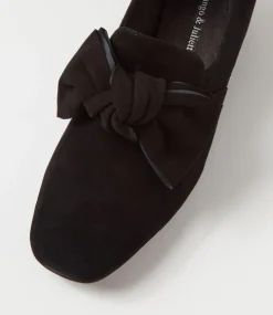 Varva Black Suede Heels