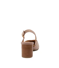 Veera Xw Blush Leather Heels