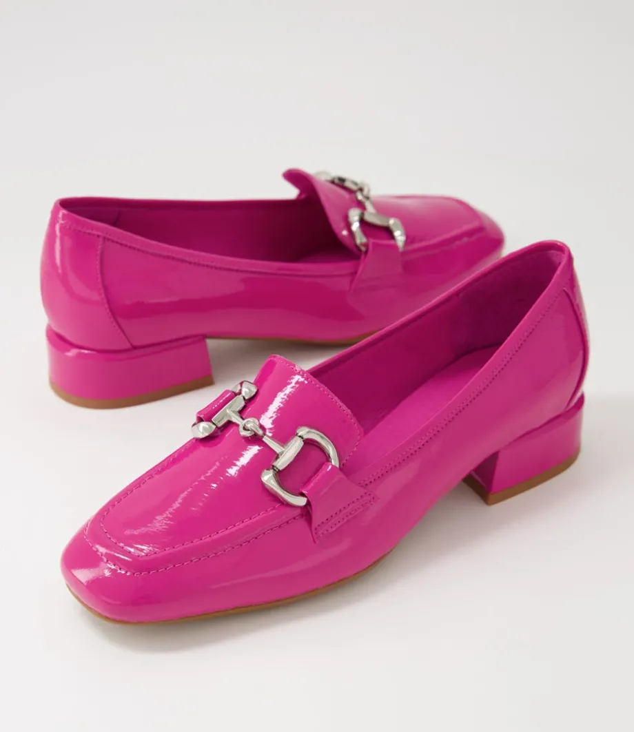 Velam Fuchsia Patent Leather Heels