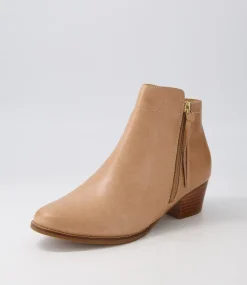 Vendas Xf Cappuccino Leather Ankle Boots